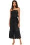 Becca by Rebecca Virtue 299232 Women Ponza Strapless Jumpsuit, Black Size XS