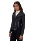 Фото #4 товара Women's Felix Asymmetrical Moto Jacket With Wing Collar