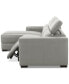 Фото #7 товара Nevio 115" 3-Pc. Leather Sectional with 2 Power Recliners, Headrests and Chaise, Created For Macy's