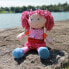 Haba 302842 Doll Lilli-Lou, Soft and Fabric Doll from 18 Months with Clothes and Hair, 30 cm