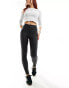 Vero Moda skinny coated jeans in black