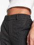 Vero Moda straight leg trouser in dark grey