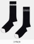 Фото #2 товара Threadbare Ski 2 pack socks in monochrome