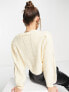 Фото #2 товара Mango cardigan in yellow