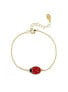 Фото #1 товара Enamel Lady Bug Charm Bracelet