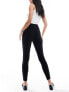 ASOS DESIGN tailored high waist skinny trousers in black