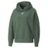 Фото #1 товара Puma Classics Oversized Pullover Hoodie Womens Green Casual Outerwear 67174925