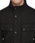 Men's Water-Repellent Jacket with Zip-Out Quilted Puffer Bib