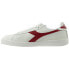 Фото #4 товара Diadora Game L Low Waxed Mens White Sneakers Casual Shoes 160821-C6313