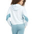 Фото #3 товара Puma Train Logo French Terry Pullover Hoodie Womens Blue Casual Outerwear 670464