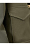 Фото #44 товара Жакет женский Koton Crop Ceket Düğmeli Cep Detaylı Apoletli