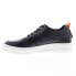 French Connection Zeke FC7220L Mens Black Leather Lifestyle Sneakers Shoes 11