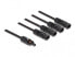 Фото #2 товара Delock DL4 Solar Splitter Cable 1 x female to 4 x male 50 cm black, Cable splitter, Black, Male/Female, MC4, TS4, QC4, DL4, Polybag
