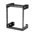 Фото #1 товара StarTech.com 12U 19" Wall Mount Network Rack - 12" Deep 2 Post Open Frame Server Room Rack for Data/AV/IT/Computer Equipment/Patch Panel with Cage Nuts & Screws 200lb Capacity - Black (RK12WALLO) - Wall mounted rack - 12U - 90 kg - Rack rails - 8.6 kg - Black