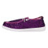 Corkys Kayak Glitter Slip On Womens Purple Flats Casual 51-0127-501