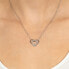 Romantic silver necklace Infinite love NCL31W