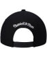 Фото #5 товара Бейсболка с пряжкой Mitchell&Ness Мужская черная Los Angeles Lakers Hardwood Classics Script 2.0Snapback Hat