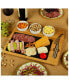 Deluxe Bamboo, Slate Cheese Board, 3 Bowls, Multifunction Knife