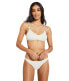 Eberjey 295398 Women's Dylan Bikini Top Scoop Neck Design Beach, White, MD