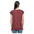 Фото #2 товара BUILD YOUR BRAND Organic Extended Shoulder short sleeve T-shirt