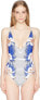 Rip Curl Women's Hot Shot One Piece Swimsuit White Floral Size Small