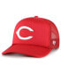 ფოტო #2 პროდუქტის Men's Red Cincinnati Reds Foam Logo Trucker Snapback Hat