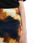 ASOS DESIGN Tall satin bias midi skirt in leopard print Леопардовый, 32 - фото #7