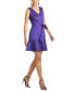 ფოტო #2 პროდუქტის Women's Belted Fit & Flare Dress