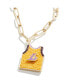 Фото #3 товара Yellow Los Angeles Lakers Jersey Necklace