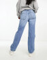 Фото #3 товара Bershka straight leg jeans in mid wash