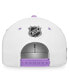 Фото #2 товара Men's White, Purple Seattle Kraken 2022 Hockey Fights Cancer Authentic Pro Snapback Hat