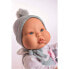 Фото #2 товара BERJUAN Chubby Baby With Gray Wool Pichi. A Gordete Of Rhipete Articulated Vinyl Body 50 cm Doll