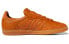 Фото #3 товара Jonah Hill x adidas originals Samba 复古 休闲 低帮 板鞋 男女同款 橙 / Кроссовки adidas originals Samba Jonah Hill FX1471