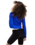 Фото #4 товара HUGO BLUE crop light knit jumper in blue