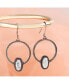ფოტო #1 პროდუქტის Women's White Stone Drop Earrings