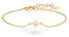 Gold-plated bracelet with a star Click SCK15