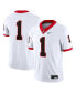 Nike Men's 1 White Georgia Bulldogs Game Jersey Белый, M - фото #1