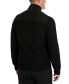 Men's Quilted Zip-Front Sweater Jacket