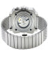 ფოტო #3 პროდუქტის Men's Xo Submarine Swiss Automatic Silver-Tone Stainless Steel Bracelet Watch 44mm