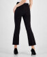 Фото #2 товара Women's High-Rise Sailor Crop Straight-Leg Pants, Created for Macy's