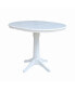 Фото #5 товара 36" Round Top Pedestal Table with 12" Leaf