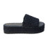 Фото #1 товара BEACH by Matisse Del Mar Platform Womens Black Casual Sandals DELMAR-458