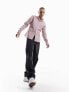 Фото #4 товара ASOS DESIGN slim fit oxford shirt in dusty pink