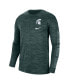 Men's Green Michigan State Spartans Velocity Legend Team Performance Long Sleeve T-shirt