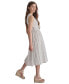 ფოტო #3 პროდუქტის Women's Shadow Striped Dot Jacquard Midi Dress