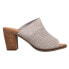 Фото #1 товара TOMS Majorca Block Heels Womens Grey Casual Sandals 10009322T