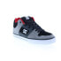 Фото #3 товара DC Pure Mid ADYS400082-BYR Mens Gray Suede Skate Inspired Sneakers Shoes