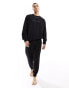 Calvin Klein intense power lounge sweatshirt in black Черный, L - W36-39 - фото #2