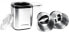 ROMMELSBACHER Spice and Coffee Mill EGK 200 - 2 Stainless Steel Containers with Beating Knife and Special Knife, Capacity 70 g, Grinding Degree Selectable Over Grinding Time, Also for Pesto, Spices, [Energy Class B]