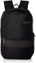 Фото #1 товара Мужской городской рюкзак черный с карманом Samsonite Kombi Business Backpack, Black/Brown, 17.5 x 12 x 7-Inch